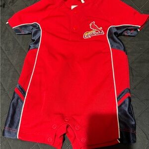 St Louis Cardinals MLB romper 6-9M Jersey